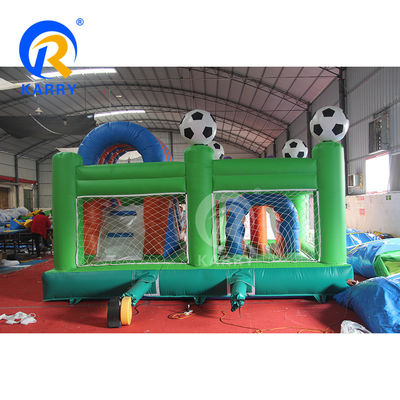 Quadrado PVC Outdoor inflável castelo saltador para Futebol tema Fun City Fun Play Area