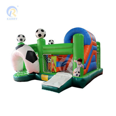 Quadrado PVC Outdoor inflável castelo saltador para Futebol tema Fun City Fun Play Area