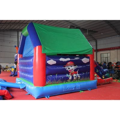 Combo de escorregador de castelo de diversão feito de lona de PVC de 0,55 mm e de qualidade comercial