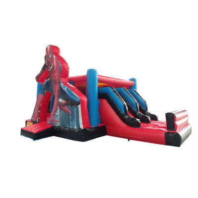 Características PORTÁVEL Homem-Aranha inflável Combo Bouncer para Kids Party aluguel