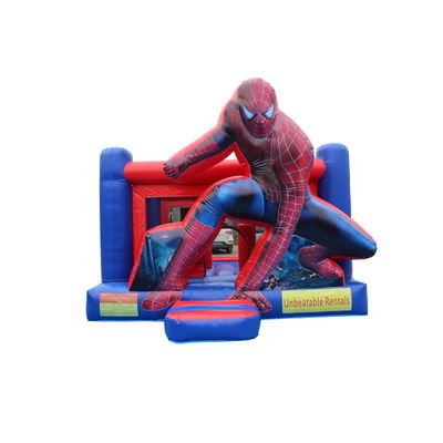 Características PORTÁVEL Homem-Aranha inflável Combo Bouncer para Kids Party aluguel