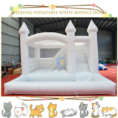 Características Slide de castelo combo inflável portátil para festa de casamento e segurança infantil