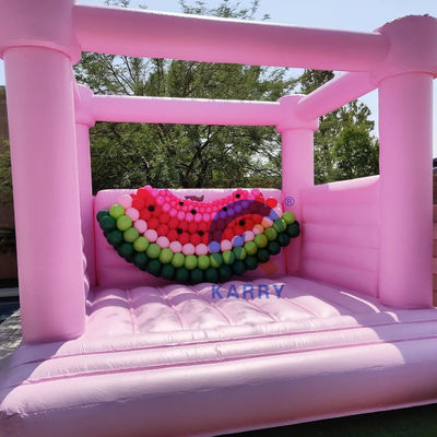 Festa de Casamento Castelo Salto Trampolim Inflável Portátil e Durável