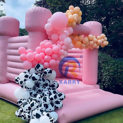 Festa de Casamento Castelo Salto Trampolim Inflável Portátil e Durável