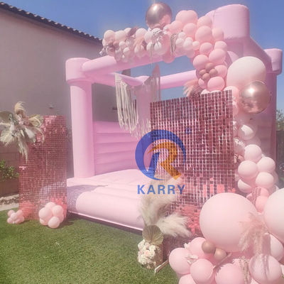 Festa de Casamento Castelo Salto Trampolim Inflável Portátil e Durável