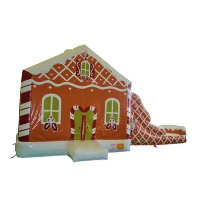 Certificado CE e portátil de Natal inflável salteador salto casa combo slide