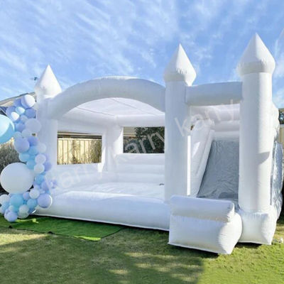 Impressão digital Evento de casamento Castelo salto Casa salto com deslizamento e lona de PVC