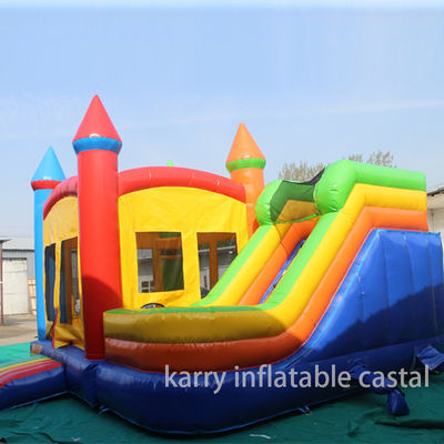 EN14960 Combo de deslizamento de castelo inflável certificado 5 em 1 com design personalizado
