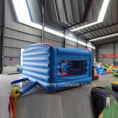 Entretenimento ao ar livre Homem-Aranha Bouncer inflável Castelo Slide e casa de salto