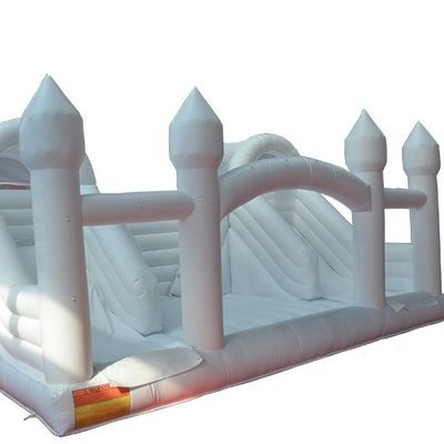 Commercial Inflable Castle Wedding Theme Bouncy Castle Slide Combo para Envio