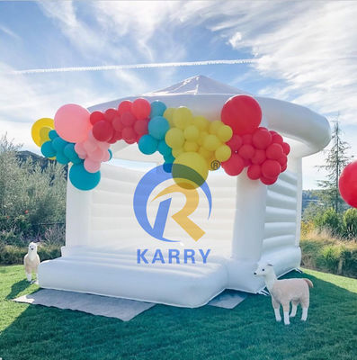Commercial Inflable Castle Wedding Theme Bouncy Castle Slide Combo para Envio