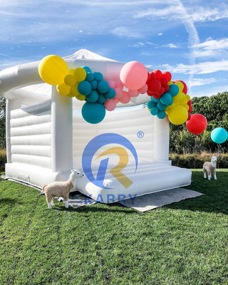Commercial Inflable Castle Wedding Theme Bouncy Castle Slide Combo para Envio