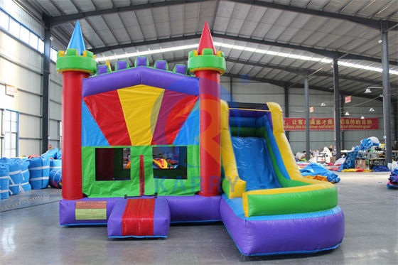 Amusement Bouncer Jumper Combo Moonwalk PVC Bouncer inflável com escorrega de água
