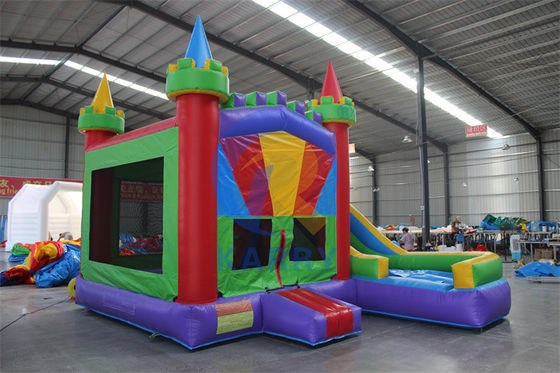 Amusement Bouncer Jumper Combo Moonwalk PVC Bouncer inflável com escorrega de água