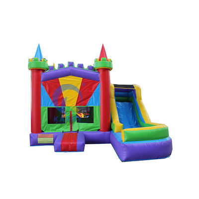 Amusement Bouncer Jumper Combo Moonwalk PVC Bouncer inflável com escorrega de água