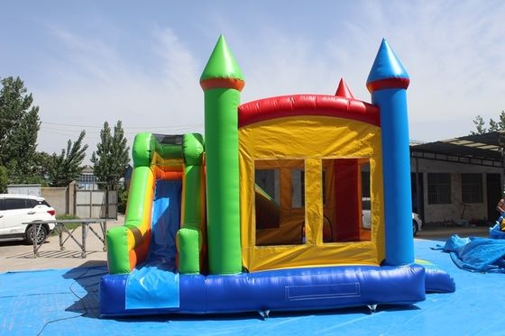 Colourful Inflatable Bouncer Combo Slide Sua solução única para locação comercial