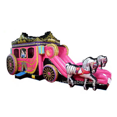 Fornecimento Unisex Portátil Mundo de Fadas Branca de Neve Castelo Bouncy Slide Combinação