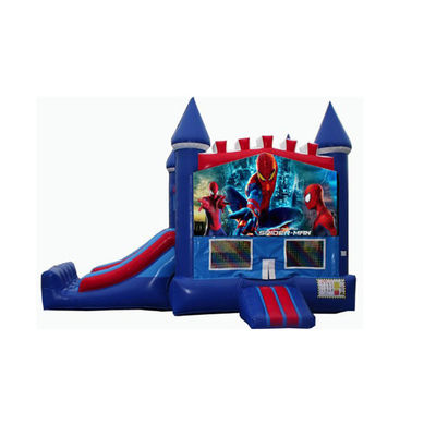 14 Anos de Super-Hero Homem-Aranha Casa Inflável de Salto Piscina de Salto com Design de Piscina