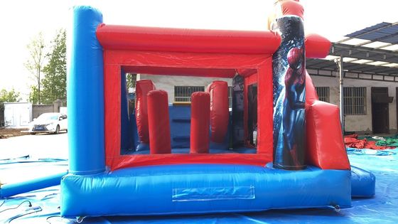 14 Anos de Super-Hero Homem-Aranha Casa Inflável de Salto Piscina de Salto com Design de Piscina