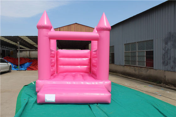 Salto e salto na festa de casamento Castelo inflável rosa para parque de diversões