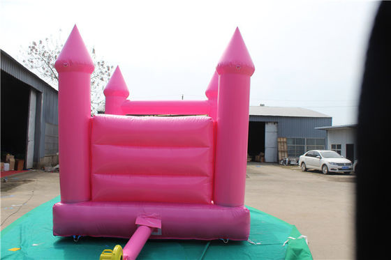 Salto e salto na festa de casamento Castelo inflável rosa para parque de diversões