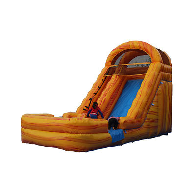 Parque aquático de verão Jogos infláveis de água de PVC de 18 pés com piscina