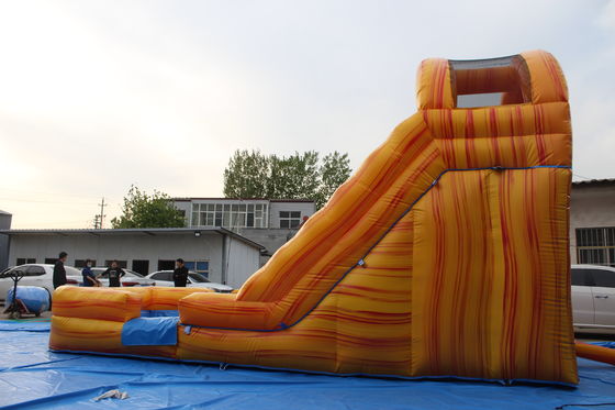 Parque aquático de verão Jogos infláveis de água de PVC de 18 pés com piscina