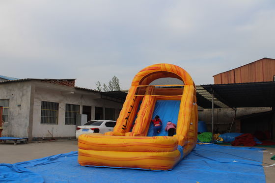 Parque aquático de verão Jogos infláveis de água de PVC de 18 pés com piscina