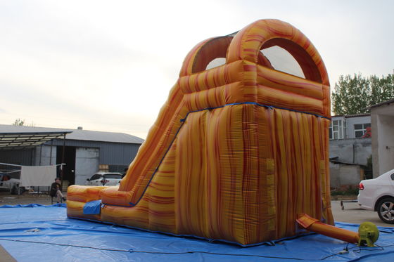 Parque aquático de verão Jogos infláveis de água de PVC de 18 pés com piscina