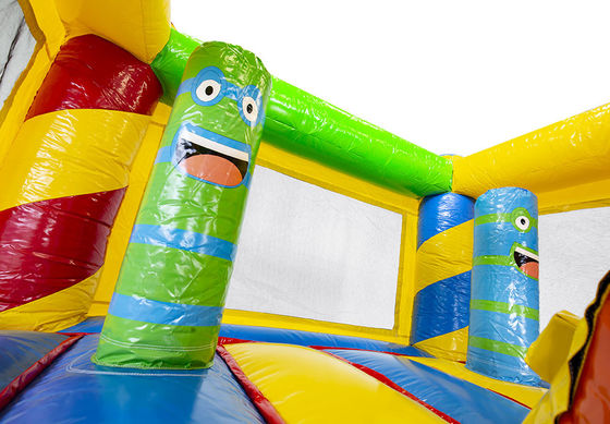 Casa de salto inflável com tema animal de elefante para crianças unisex no parque infantil ao ar livre