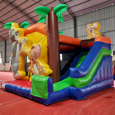 Unisexo Tom e Jerry inflável Salto Castelo Casa de salto para crianças