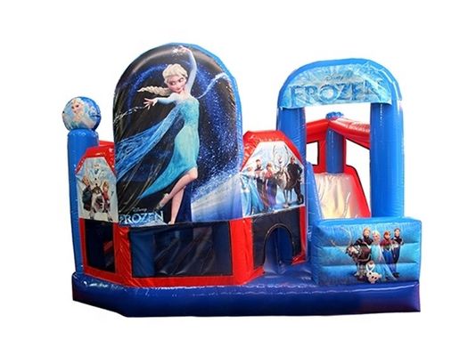 Deslizante de salto do castelo inflável, perfeito para aluguer de festas comerciais.