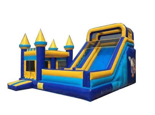 Deslizante de salto do castelo inflável, perfeito para aluguer de festas comerciais.