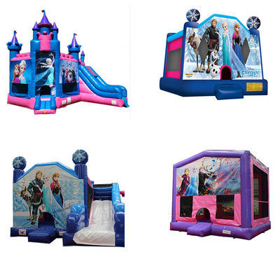 Tempos de festa do castelo Slide inflável de salto do castelo com blower CE e kits de reparo