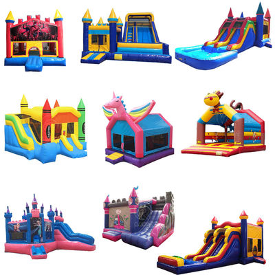 Serviço OEM Profissional Serviço OEM Colorido Inflavel Jumping Bouncer Casa Castelo para Crianças