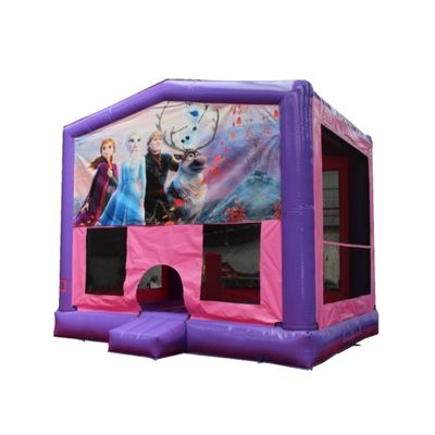 Características portáteis Castelo inflável PVC Casa de salto Slide de salto para o tempo divertido das crianças