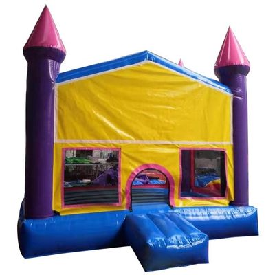 Características portáteis Castelo inflável PVC Casa de salto Slide de salto para o tempo divertido das crianças