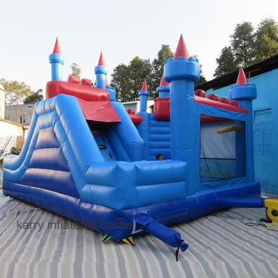 Impressão de tela Casa de salto inflável Slide Jumper para festa comercial Combo Castle