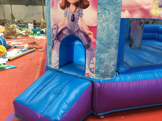 Festa de Princesa Quente Castelo Salto com Slide PVC Equipamento de Jardim Comercial