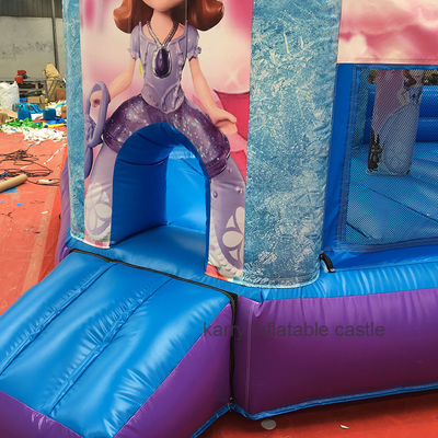 Festa de Princesa Quente Castelo Salto com Slide PVC Equipamento de Jardim Comercial