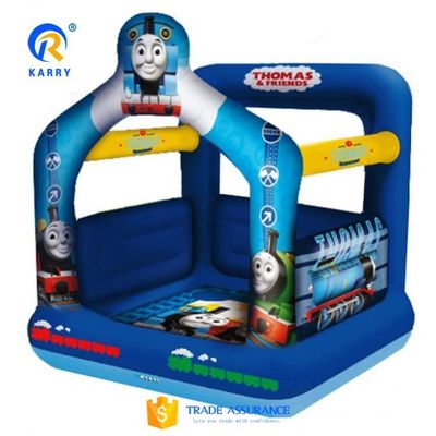 Cama aerostática inflável de desenhos animados com tamanho personalizado e lona de PVC durável