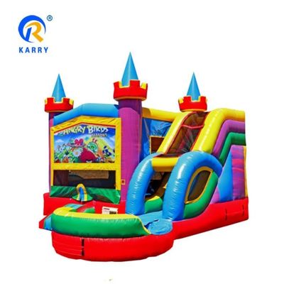 Jogos de salto de castelo PVC zona de explosão inflável Rock Crawler Casa de salto com escorrega