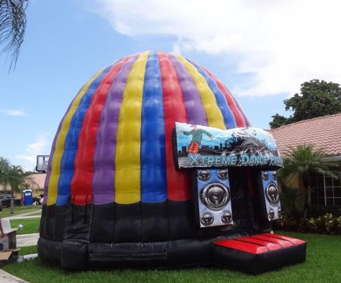 Serviço OEM profissional discoteca de cúpula inflável para festa de dança castelo de salto portátil