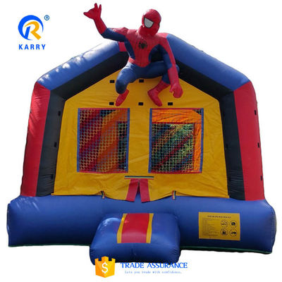 Homem-Aranha Bouncer inflável para crianças cor personalizada inflável crianças trampolim