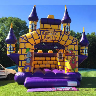 Camelot Bouncy Castle Custom Inflatable Castle Combo para entretenimento