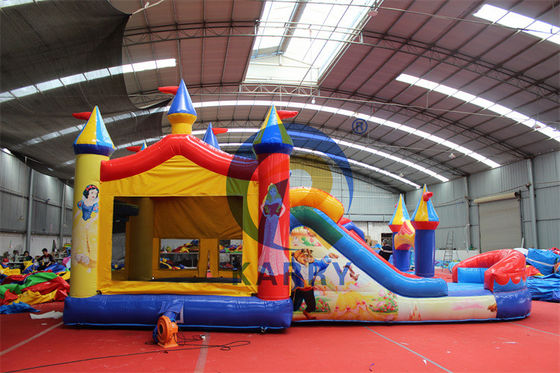 Logotipo personalizado Aceitável Comércio Inflável Bouncy Jumping Castle Slide Combo