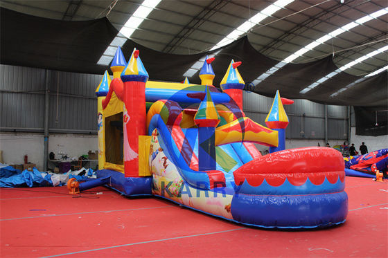 Logotipo personalizado Aceitável Comércio Inflável Bouncy Jumping Castle Slide Combo