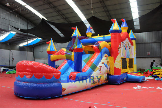 Logotipo personalizado Aceitável Comércio Inflável Bouncy Jumping Castle Slide Combo