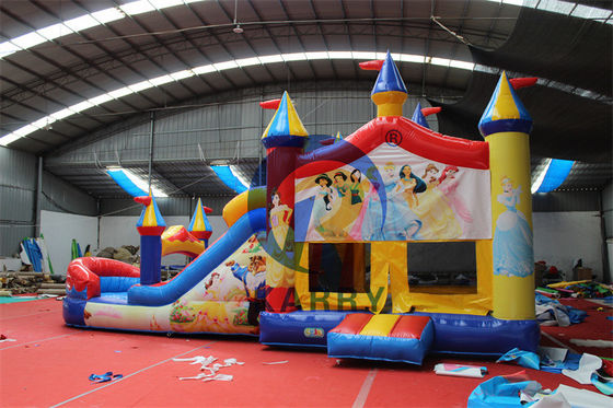 Logotipo personalizado Aceitável Comércio Inflável Bouncy Jumping Castle Slide Combo