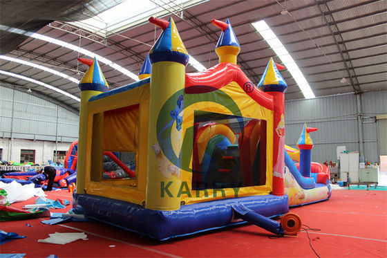 Logotipo personalizado Aceitável Comércio Inflável Bouncy Jumping Castle Slide Combo